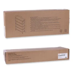 Alera 5-Shelf Wire Shelving Kit With Casters And Shelf Liners, 48w X 18d X 72h, Silver -office furniture sale 00323155fca7c5fb29f968f686603542f5