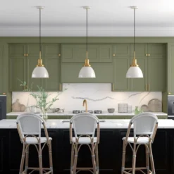 Madison 12" Wide Pendant With Metal Shade In Pearled White/Brass/Pearled White 10 Madison 12" Wide Pendant With Metal Shade In Pearled White/Brass/Pearled White -office furniture sale 004edc2167aa7ff77d9379b59e8b1781a5