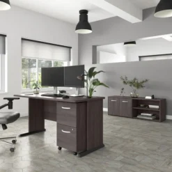 Bush Business Furniture Studio A 60W Computer Desk With Mobile File Cabinet And Low Storage Cabinet In Storm Gray 12 Bush Business Furniture Studio A 60W Computer Desk With Mobile File Cabinet And Low Storage Cabinet In Storm Gray -office furniture sale 008c060133e7b630a02bf9eef160b39244