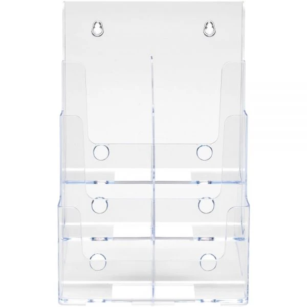 Deflecto 6-Compartment DocuHolder, Leaflet Size, 9.63w X 6.25d X 12.63h, Clear 6 Deflecto 6-Compartment DocuHolder, Leaflet Size, 9.63w X 6.25d X 12.63h, Clear - Image 6