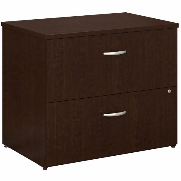 Bush Business Furniture Easy Office Lateral File Cabinet In Mocha Cherry 1 Bush Business Furniture Easy Office Lateral File Cabinet In Mocha Cherry