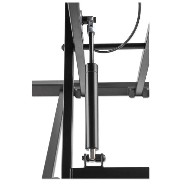 Alera AdaptivErgo Two-Tier Sit-Stand Lifting Workstation, 37.38" X 26.13" X 4.69" To 19.88", Black 9 Alera AdaptivErgo Two-Tier Sit-Stand Lifting Workstation, 37.38" X 26.13" X 4.69" To 19.88", Black - Image 9