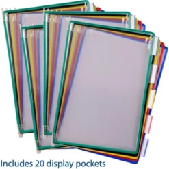 Djois By Tarifold Desktop Reference Starter Set With Display Pockets, 20 Pockets 12 Djois By Tarifold Desktop Reference Starter Set With Display Pockets, 20 Pockets -office furniture sale 02549735f48034e4a06d8386856261894a