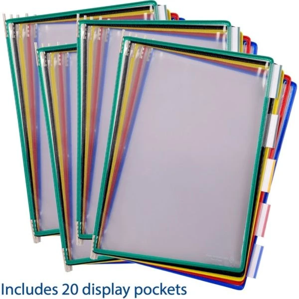 Djois By Tarifold Desktop Reference Starter Set With Display Pockets, 20 Pockets 6 Djois By Tarifold Desktop Reference Starter Set With Display Pockets, 20 Pockets - Image 6