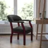 Flash Furniture Black Vinyl Luxurious Side Chair