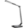 WorkPro LED USB Desk Lamp With Wireless Charger And Timer, 17-1/2"H, Brushed Metal/Gray