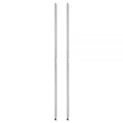 Alera Stackable Posts For Wire Shelving, 36" High, Silver, 4/Pack -office furniture sale 03252d7797ff402f9240e8988ef7497a7f