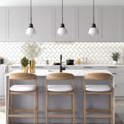 Brooks 8.12" Wide Pendant With Glass Shade In Blackened Bronze /White Milk -office furniture sale 033fd2c5aa94aa33be4de168225a58bbc0