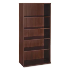 Bush Business Furniture Series C: Hansen Cherry 36W 5 Shelf Bookcase