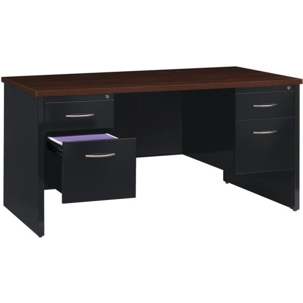 Lorell Commercial Double Pedestal Computer Desk 1 Lorell Commercial Double Pedestal Computer Desk