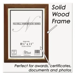 NuDell Solid Oak Hardwood Frame, 8.5 X 11, Walnut Finish 10 NuDell Solid Oak Hardwood Frame, 8.5 X 11, Walnut Finish -office furniture sale 0417f6524a651c3eeab1c8de8d2175a38e