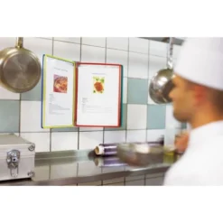 Tarifold, Inc. Wall Unit Reference Starter Set, Five Wire-Reinforced Pockets -office furniture sale 041e7e74994065c971504a573225d1d8d6