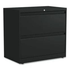 Alera Lateral File, 2 Legal/Letter-Size File Drawers, Black, 30" X 18.63" X 28"