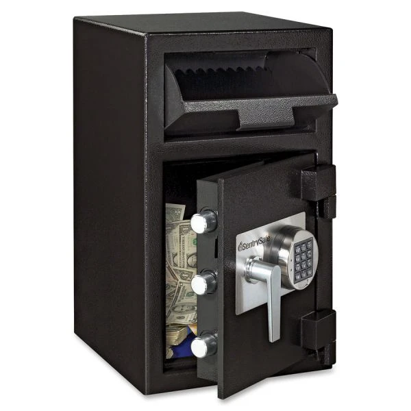 Sentry Safe Digital Depository Safe, Extra Large, 1.3 Cu Ft, 14w X 15.6d X 24h, Black 1 Sentry Safe Digital Depository Safe, Extra Large, 1.3 Cu Ft, 14w X 15.6d X 24h, Black