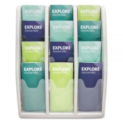 Deflecto Countertop/Wall Mount Literature Display Rack 16 Deflecto Countertop/Wall Mount Literature Display Rack -office furniture sale 05356a8c1853d70769c17edcb871a5d4c9