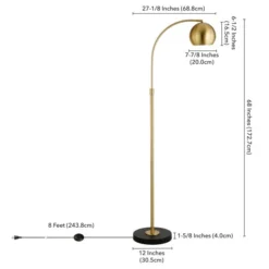 Olivia Arc Floor Lamp In Brass/Blackened Bronze/Brass 11 Olivia Arc Floor Lamp In Brass/Blackened Bronze/Brass -office furniture sale 0591667e98cdeea08fce269b0acae440cc