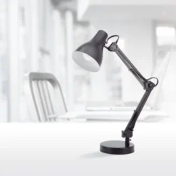 Trazio LED Architect Task Lamp, 22"H, Black -office furniture sale 05a53061eb9641cdbe76c0317734ec2464