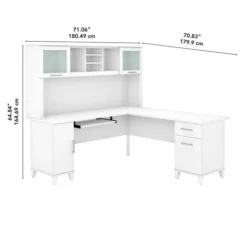 Bush Furniture Somerset 72W L Shaped Desk With Hutch In White 13 Bush Furniture Somerset 72W L Shaped Desk With Hutch In White -office furniture sale 05dd411aebb1a71ac89ee446aaa3179999