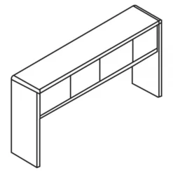 HON 10700 Series Stack On Storage, 68 5/8w X 14 5/8d X 37 1/8h, Mahogany -office furniture sale 07304b911fc569bf39ef943631e325f7e1