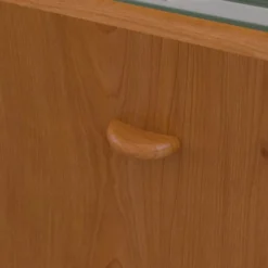 Bush Business Furniture Series A 3 Drawer Mobile File Cabinet In Natural Cherry And Slate -office furniture sale 0773dd2536a310e5b3c30b93119ec5e4f2