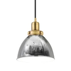 Madison 8" Wide Pendant With Metal Shade In Polished Nickel/Brass/Polished Nickel -office furniture sale 079cc70e188e226091a23a648d0e3bff06