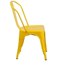 Perry Commercial Grade Yellow Metal Indoor-Outdoor Stackable Chair -office furniture sale 07bea0fedca9f38d0ba2513c790b879330