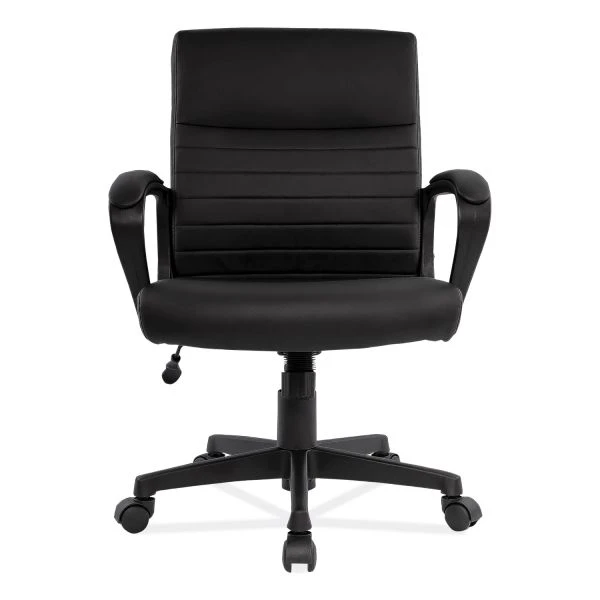 Alera Breich Series Manager Chair, Supports Up To 275 Lbs, 16.73" To 20.39" Seat Height, Black Seat/Back, Black Base 5 Alera Breich Series Manager Chair, Supports Up To 275 Lbs, 16.73" To 20.39" Seat Height, Black Seat/Back, Black Base - Image 5