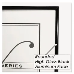 NuDell Metal Poster Frame, Plastic Face, 24 X 36, Black -office furniture sale 086949d15e345ec55d8c8b9799e4dc7638