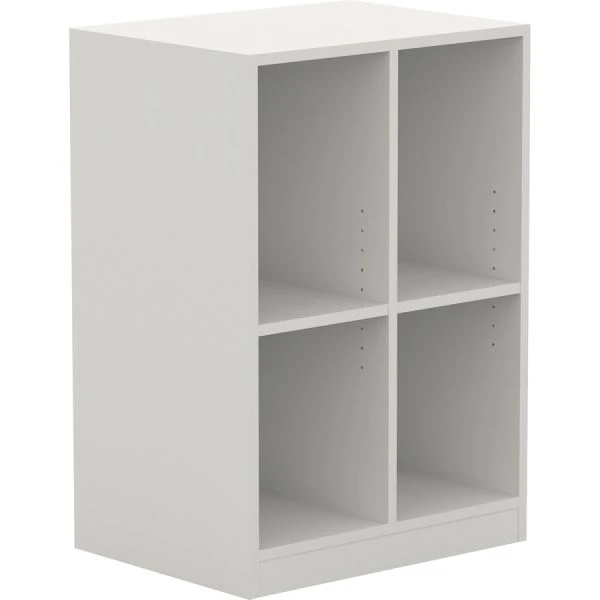 Lorell White Double Cubby/Locker Storage Base 1 Lorell White Double Cubby/Locker Storage Base