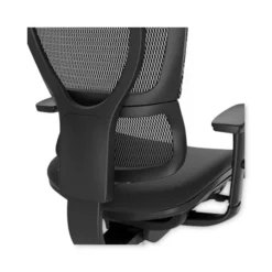 Union & Scale FlexFit 1500TF Mesh Back Fabric Task Chair, Supports Up To 300 Lbs, 17.32" To 20.87" Seat Height, Black Seat/Back, Black Base -office furniture sale 08a4dacd040ead851ad46cfaaeec2f4687