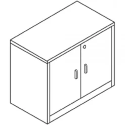 HON 10500 Series Storage Cabinet W/Doors, 36w X 20d X 29.5h, Mahogany -office furniture sale 08d998d8340df33b4f49ac9b4572353e5a