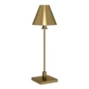 Clement 28" Tall Table Lamp With Metal Shade In Brass/Brass