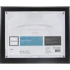 Award Plaque, 8-1/2" X 11", Black