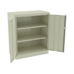 Alera Economy Assembled Storage Cabinet, 36w X 18d X 42h, Putty -office furniture sale 09933c9c66c269e0d064445550f99745b3