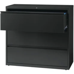 Lorell Hanging File 3 Drawer Lateral File Cabinet, Letter/Legal/A4, 42" Wide, Charcoal -office furniture sale 09e168d43afcf393e39c185768bf4248d6