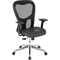 Lorell Mid Back Executive Mesh Office Chair