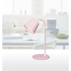 Kessly LED Desk Lamp With USB Port, 17"H, Pink 9 Kessly LED Desk Lamp With USB Port, 17"H, Pink -office furniture sale 0b06af9009960e708fc0de46998a905f14