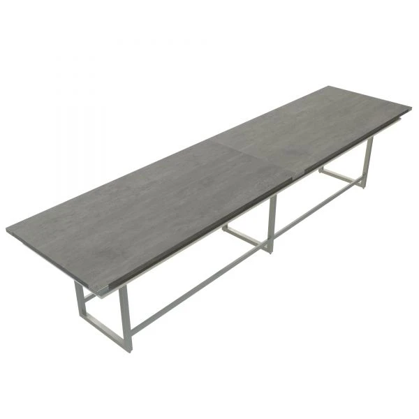 Mirella Conference Table, Standing-Height, 16', Stone Gray 2 Mirella Conference Table, Standing-Height, 16', Stone Gray - Image 2