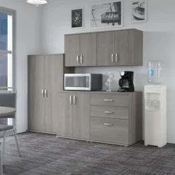 Bush Business Furniture Universal 92W 5 Piece Modular Storage Set With Floor And Wall Cabinets In Platinum Gray 13 Bush Business Furniture Universal 92W 5 Piece Modular Storage Set With Floor And Wall Cabinets In Platinum Gray -office furniture sale 0bf67fc1a97f082ea98b0074e0e2c3e126