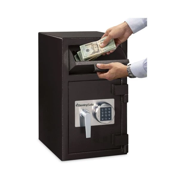 Sentry Safe Digital Depository Safe, Extra Large, 1.3 Cu Ft, 14w X 15.6d X 24h, Black 3 Sentry Safe Digital Depository Safe, Extra Large, 1.3 Cu Ft, 14w X 15.6d X 24h, Black - Image 3
