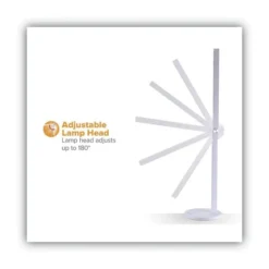 Bostitch Dimmable-Bar LED Desk Lamp, White -office furniture sale 0d47375d5b4f76781f566a4b21b3152427