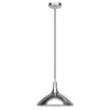 Barton 14" Wide Pendant With Metal Shade In Polished Nickel/Polished Nickel