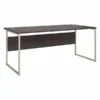 Bush Business Furniture Hybrid 72W X 36D Computer Table Desk With Metal Legs In Storm Gray