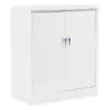 Alera Assembled 42" High Heavy-Duty Welded Storage Cabinet, Two Adjustable Shelves, 36w X 18d, Putty