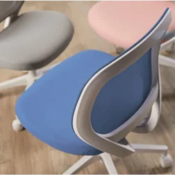 Adley Mesh/Fabric Low-Back Task Chair, Gray/White, BIFMA Certified -office furniture sale 0f65ba6131a155ae3a035f7e6aa3242797