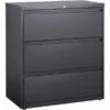 Lorell Hanging File 3 Drawer Lateral File Cabinet, Letter/Legal/A4, 36" Wide, Charcoal