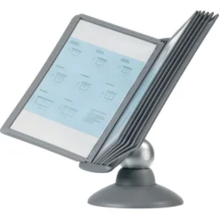 Durable SHERPA Motion Desk Reference System, 10 Panels, Gray Borders -office furniture sale 11649f1f0a6f84cc086926b3c6eca764a6