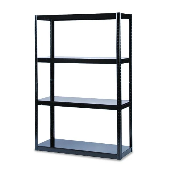 Safco Boltless Steel Shelving, Five-Shelf, 48w X 18d X 72h, Black 1 Safco Boltless Steel Shelving, Five-Shelf, 48w X 18d X 72h, Black