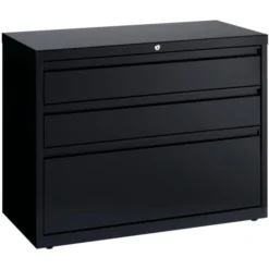 Lorell 3 Drawer Lateral File Cabinet, Letter/Legal/A4, Black -office furniture sale 12ad3674b73021caec4e06b52c9feded38