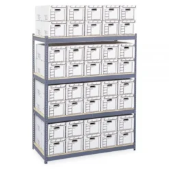 Safco Steel Pack Archival Shelving, 69w X 33d X 84h, Gray 16 Safco Steel Pack Archival Shelving, 69w X 33d X 84h, Gray -office furniture sale 12ae0c1d1a2de5bb89302d5fb5dde13847